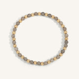 Labradorite & 14kt Gold Filled Harmony Gemstone Bead Bracelet - 4MM