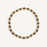 Pyrite & 14kt Gold Filled Harmony Gemstone Bead Bracelet - 4MM