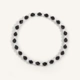 Sapphire & Sterling Silver Harmony Gemstone Bead Bracelet - 4MM