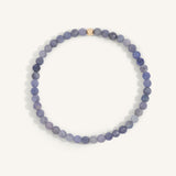Tanzanite Gemstone Bead Bracelet - 4MM