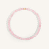 Rose Quartz Gemstone Bead Bracelet - 4MM