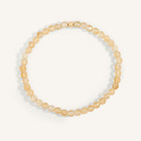 Citrine November Birthstone Bead Bracelet - 4MM