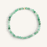 Emerald May Birthstone Bead Bracelet - 4MM