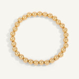 14kt Gold Filled Shine Bright Bead Bracelet - 6MM
