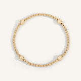 14kt Gold Filled Shine Bright Remix Bead Bracelet - 3MM & 6MM