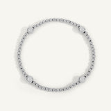 Sterling Silver Shine Bright Remix Bead Bracelet - 3MM & 6MM