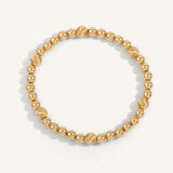 14kt Gold Filled Twisted Shine Bright Remix Bead Bracelet - 5MM & 6MM