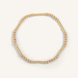 14kt Gold Filled Tube Shine Bright Remix Bead Bracelet - 3MM