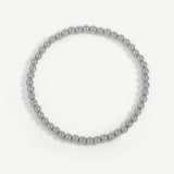 Sterling Silver Shine Bright Bead Bracelet - 4MM