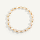 Pearl & 14kt Gold Filled Shine Bright Remix Bead Bracelet - 3MM & 6MM