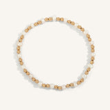 14kt Gold Filled with Pearl Shine Bright Remix Bead Bracelet - 4MM