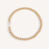 14kt Gold Filled with Mother of Pearl Cross Shine Bright Remix Bead Bracelet - 4MM