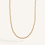 14kt Gold Filled Shine Bright Bead Necklace 15-18" - 2MM