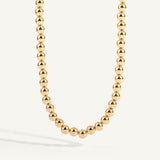 14kt Gold Filled Shine Bright Bead Necklace 15-18" - 6MM