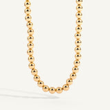 14kt Gold Filled Shine Bright Bead Necklace 15-18" - 8MM