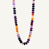 Orange and Purple Golden Hour Necklace-8MM