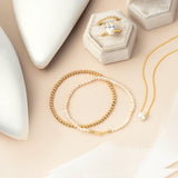 Pearl Linked Together - 3MM